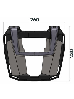 Stelaż pod kufer centralny Hepco&Becker EasyRack Moto Guzzi V85 TT (19-23) 