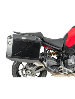 Zestaw: kufry boczne + stelaże Hepco&Becker Xplorer Cutout Ducati Multistrada V2/S (25-) czarne