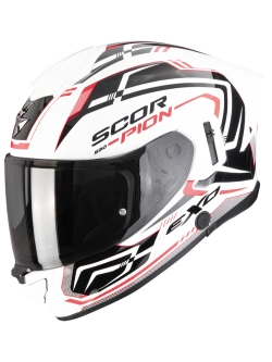 Kask integralny Scorpion EXO-530 AIR Slope biało-czarno-czerwony