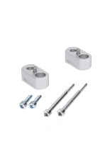 Podwyższenie kierownicy Hepco&Becker Triumph Tiger 900 Rally/GT/Pro (20-23) [20 mm w górę] srebrne