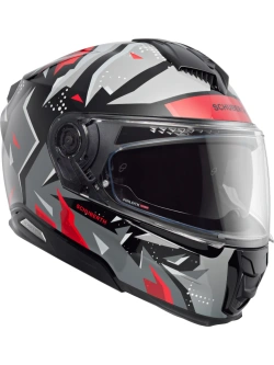 Kask integralny Schuberth S3 Spark czarno-szaro-czerwony