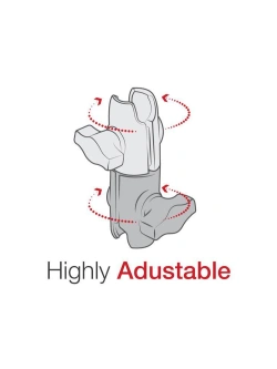 Kompozytowe ramię obrotowe RAM z podwójnym gniazdem kulowym 1" [rozmiar B]