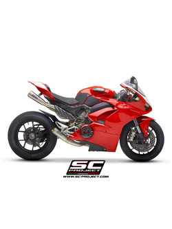 Pełny układ wydechowy SC Project 4-2, S1-GP Titanium - Ducati Panigale V4 / V4 S [19-20]