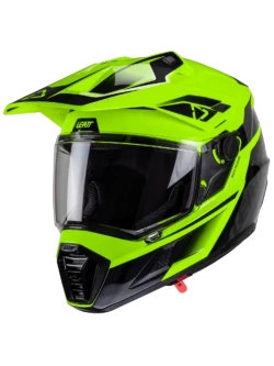 Kask adventure Leatt Kit Adv 8.5 V25 Hi-Viz z goglami czarny-fluo