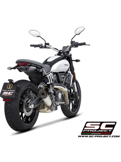 Tłumik motocyklowy SC-Project C1 Ducati Scrambler 800 (23-) tytan