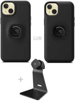 Zestaw na biurko: etui na telefon iPhone 15 Plus + uchwyt Quad Lock