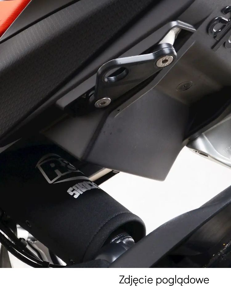 Uchwyty na pasy transportowe R&G do Aprilia Tuono V4 1100 (21-)/ RSV4 1100 Factory (21-) złote