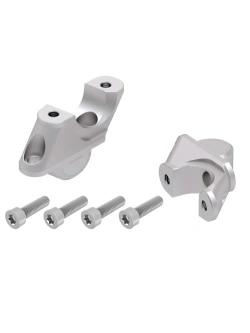 Podwyższenie kierownicy Hepco&Becker BMW R 1250 RS (19-24) [30 mm w górę, 21 mm w tył] srebrne