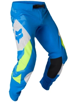 Spodnie cross Fox Flexair Tactile biało-niebieskie-fluo