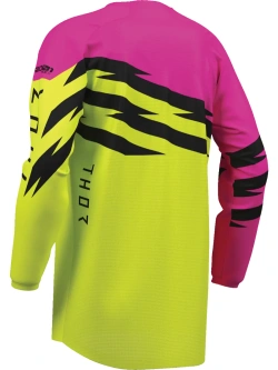 Bluza enduro dziecięca Thor Launchmode Shockie różowa-fluo