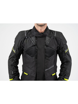 Kurtka motocyklowa tekstylna Shima Runner czarno-fluo