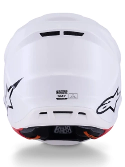 Kask enduro Alpinestars SM7 biały połysk