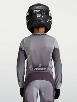 Bluza cross dziecięca Alpinestars MX Fluid Amber szara