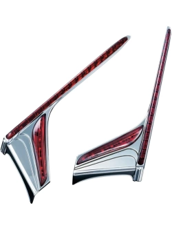 Listwy ozdobne z oświetleniem LED boczne Kuryakyn Honda GL 1800 Goldwing (12-17) srebrne
