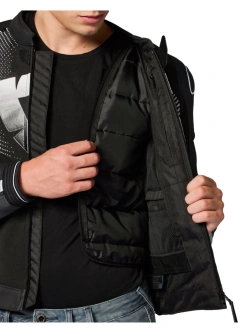 Kurtka motocyklowa skórzana REV’IT! Hyperspeed 3 Air czarno-biała