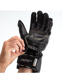 Rękawice motocyklowe skórzane RST Tractech Evo 4 czarne