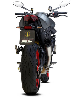Tłumik motocyklowy SC-Project S1 Ducati Monster 937 (21-24) tytan