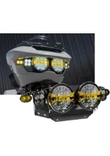 Kompletny zestaw reflektorów Denali Full Deck z oświetleniem Harley Davidson Road Glide (24-)