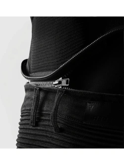 Kurtka motocyklowa skórzana Rebelhorn Vandal 2 Cruze czarno-szaro-czerwona