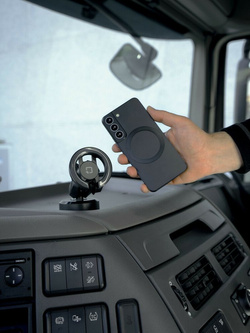 Uchwyt na telefon Lampa Mag Pro Orbit magnetyczny z przyssawką