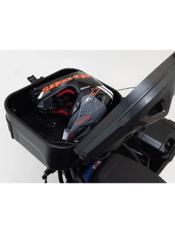 Zestaw: kufer centralny DUSC L + stelaż Street-rack SW-Motech Triumph Speed Triple 1050 S/ RS (18-23) [poj.: 41l]