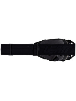 Gogle motocyklowe Leatt Velocity 6.5 Iriz Stealth z lustrzaną brązową szybą czarne