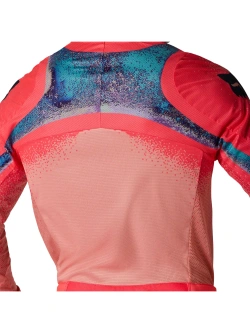 Bluza enduro Fox Flexair Vision Le Peach różowo-niebieska