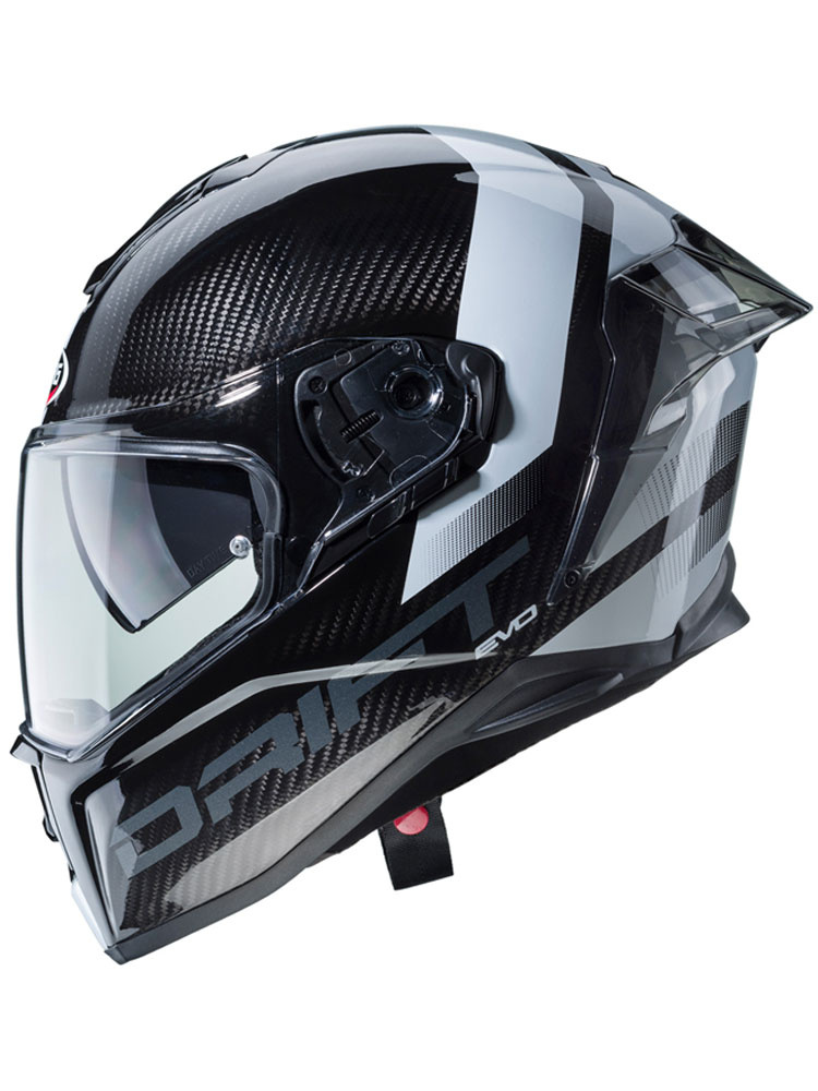 Kask integralny Caberg Drift Evo Carbon Sonic szaro-biały