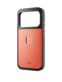Etui Peak Design Mobile Gnar Case do smartfona Iphone 17 Pro czarno-pomarańczowe