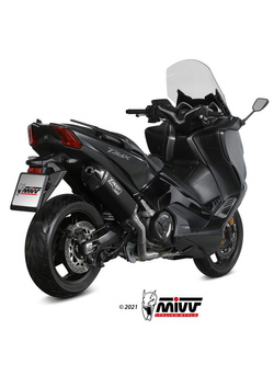 Pełny układ wydechowy (Speed Edge) MIVV do Yamaha T-Max 530 (17-19) / 560 (20-21) czarny