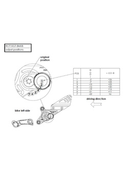 Zestaw regulowanych podnóżków z dźwigniami GILLES RCT10GT-BM08 BMW (wybrane modele) czarno-srebrne
