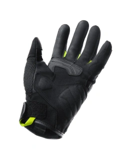 Rękawice motocyklowe letnie Rebelhorn Core czarno-szare-fluo
