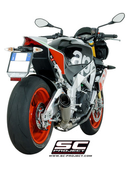 Tłumik SLIP-ON S1 low position Titanium SC-Project do APRILIA TUONO V4 1100 (2017 - 2018) 
