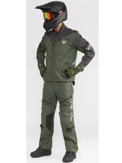 Spodnie cross Thor Terrain Over-the-Boot zielono-szare