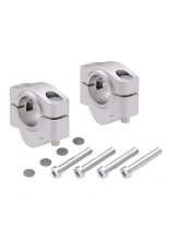 Podwyższenie kierownicy Hepco&Becker Honda XL 750 Transalp (25-)/E-Clutch (26-) (20mm) srebrne