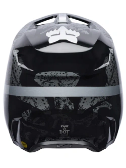 Kask enduro Fox V1 Bnkr czarno-szary