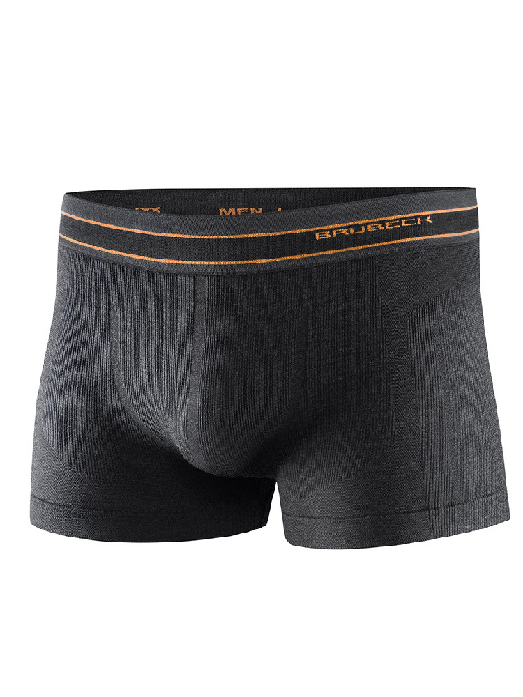 Bokserki Brubeck Active Wool grafitowe