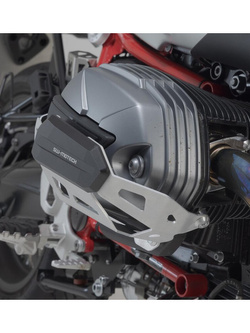 Osłony cylindrów SW-MOTECH BMW R nineT RN12 (K21) (20-)/ R12/ S (24-) srebrno-czarne