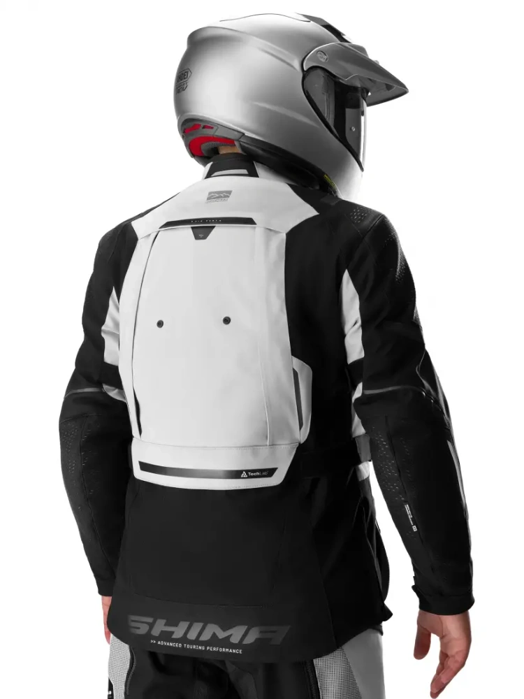 Kurtka motocyklowa tekstylna Shima Hero 3.0 G2 szaro-czarna