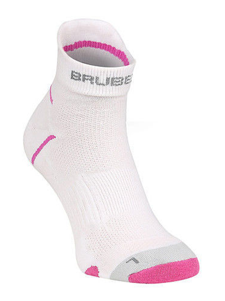 Skarpety damskie Brubeck Running Light biało-różowe