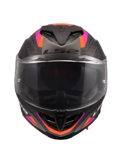 Kask integralny LS2 FF818 Storm III Sporty szaro-pomarańczowo-różowy