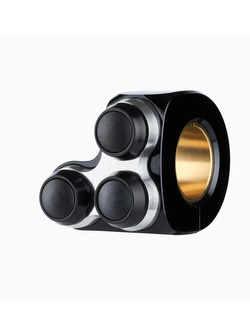 Przycisk prawy do sterownika / kontrolera Motogadget mo-Switch Basic 3 czarno-srebrny