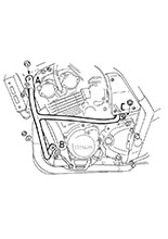 Gmol silnika Hepco&Becker do Yamaha FZS 600 Fazer