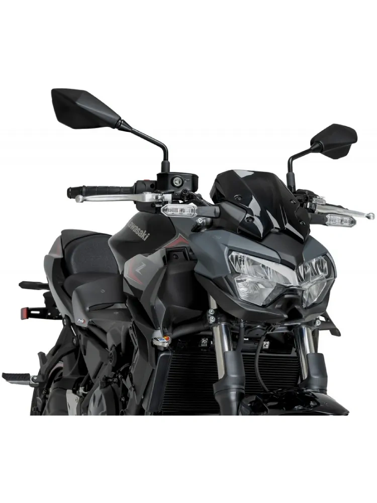 Spoilery boczne Puig D12 Kawasaki Z650 (20-) czarne matowe