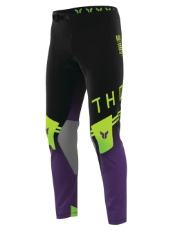 Spodnie cross Thor Sportmode Carbon czarno-fioletowy-fluo