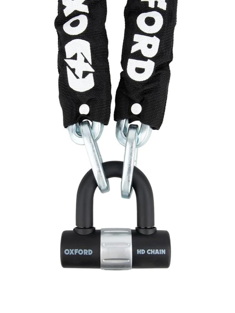 Łańcuch do motocykla Oxford HD Chain Lock z kłódką [długość: 1 m; średnica oczka: 9.3 mm]