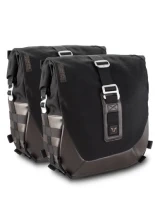 Zestaw sakw bocznych Legend Gear LC2 ze stelażami SW-Motech Triumph Speed Twin 1200 (18-) czarno-brązowe [poj.: 2 x 13,5 L]