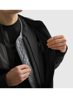 Kurtka motocyklowa tekstylna Rebelhorn Hiflow V czarno-szaro-czerwona