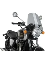 Owiewka motocyklowa turystyczna Puig Naked New Generation Triumph Boneville T100 (02-25)/ T120 (16-) lekko przyciemniana