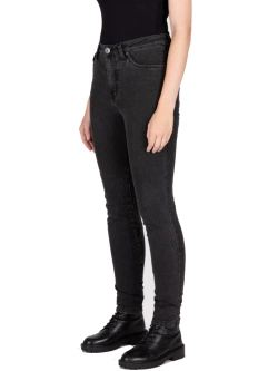 Jeansy motocyklowe damskie Knox Colton Skinny czarne